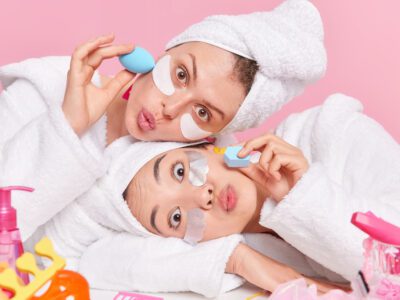 sisters hop in for glowing skin ride