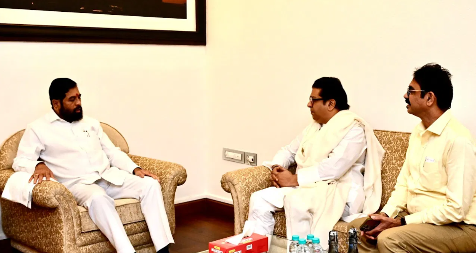CM Eknath Shinde से फिर मिले राज ठाकरे, आधे घंटे तक चली बातचीत; साल की छठी मीटिंग 2 CM Eknath Shinde