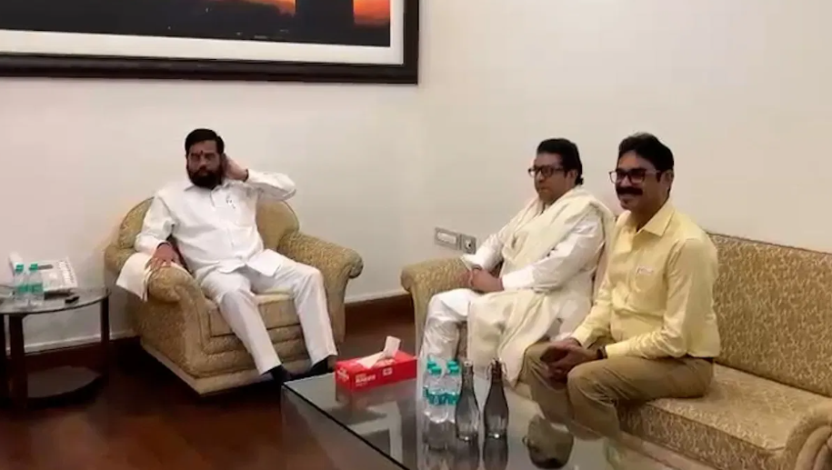 CM Eknath Shinde से फिर मिले राज ठाकरे, आधे घंटे तक चली बातचीत; साल की छठी मीटिंग 3 CM Eknath Shinde