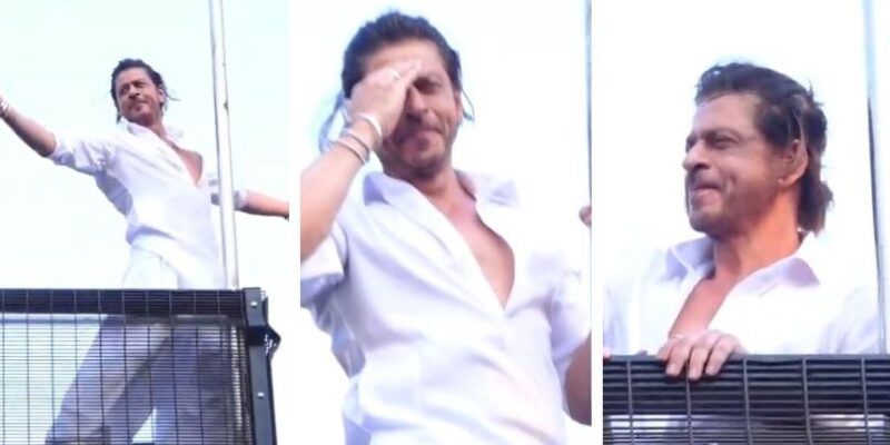 Shahrukh Khan: ईद पर शाहरुख खान ने फैंस को दिया खास तोहफा, मन्नत के बाहर किया दीदार 1 Shahrukh Khan