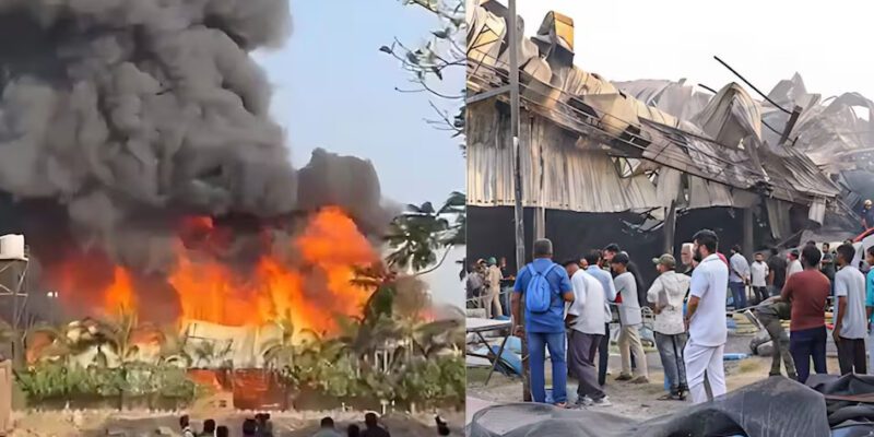 राजकोट गेम जोन हादसा: CCTV में कैद मौत का खेल, वेल्डिंग से भड़की आग ने ली 28 जानें! -VIDEO 1 राजकोट गेम जोन हादसा: CCTV में कैद मौत का खेल, वेल्डिंग से भड़की आग ने ली 28 जानें!