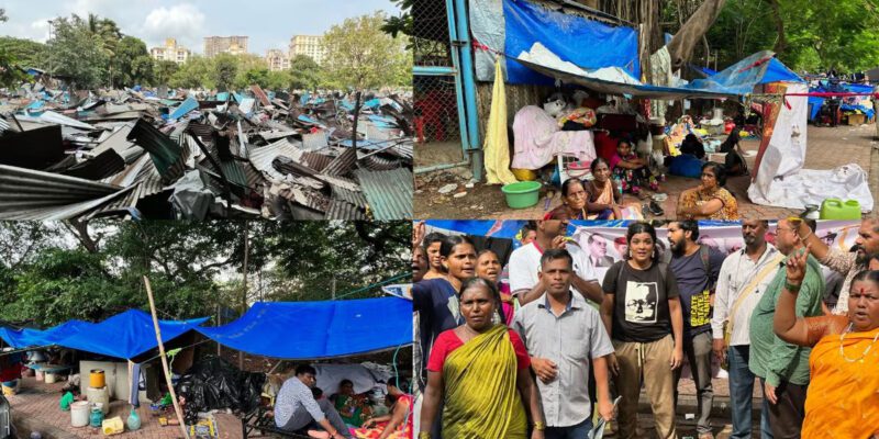 पवई के जय भीम नगर के लोग बेघर होने के बाद भी लड़ने को तैयार, BMC से मांगा हिसाब!