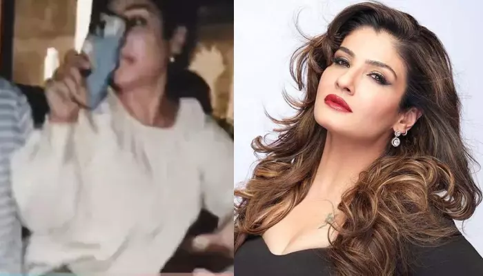 रवीना टंडन और उनके ड्राइवर पर महिला को धक्का मारने का आरोप, वीडियो वायरल!