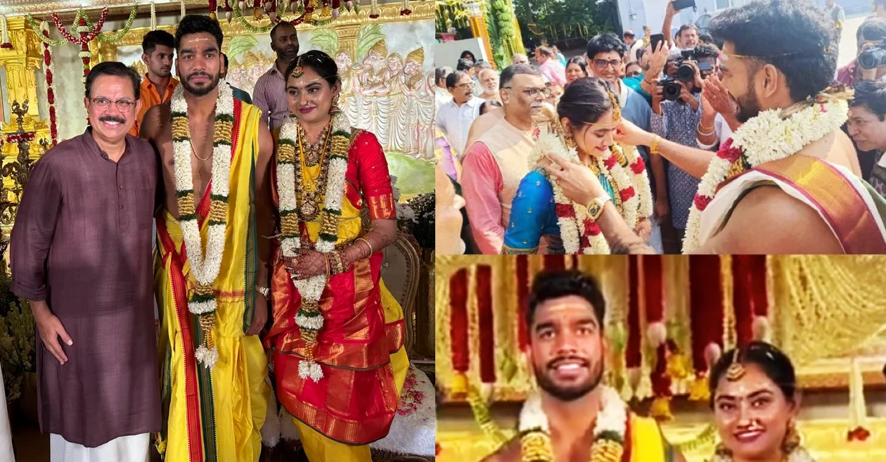 KKR के वेंकटेश अय्यर ने गर्लफ्रेंड से रचाई शादी, तस्वीरें हुईं वायरल!