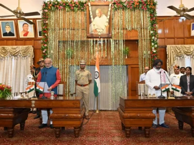 हेमंत सोरेन फिर बने झारखंड के मुख्यमंत्री, जेल से रिहा होने के बाद ली शपथ