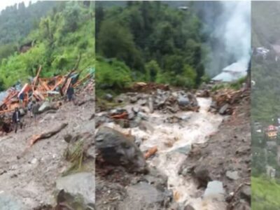 Cloud burst in Himachal