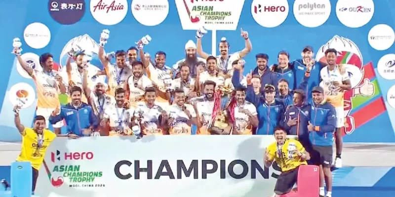 भारत ने पांचवीं बार एशियन चैंपियंस ट्रॉफी जीती: चीन को 1-0 से हराया