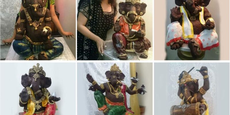 चॉकलेट से बनी गणपति की 'अर्धनारी' मूर्ति: महिलाओं की सुरक्षा पर रिंतु राठौड़ का अनूठा संदेश