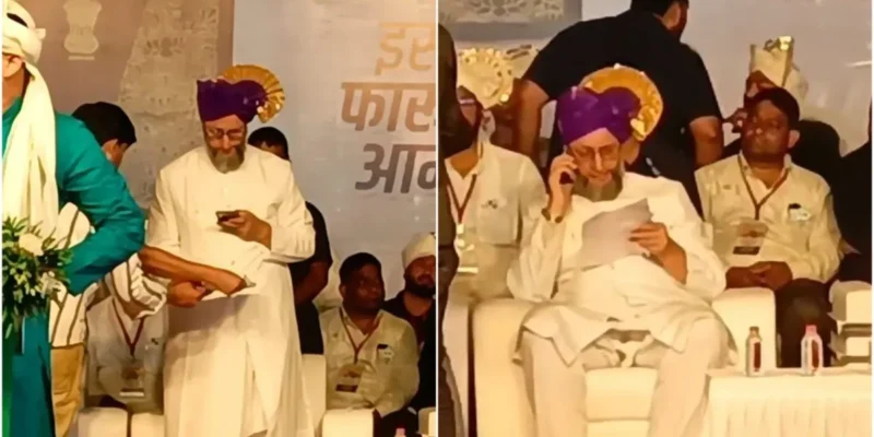 Police Notice Controversy on Stage: चुनाव प्रचार करने पहुंचे ओवैसी को स्टेज पर पुलिस ने दिया नोटिस, यहां-वहां फोन लगाते दिखे AIMIM नेता 1 Police Notice Controversy on Stage: चुनाव प्रचार करने पहुंचे ओवैसी को स्टेज पर पुलिस ने दिया नोटिस, यहां-वहां फोन लगाते दिखे AIMIM नेता