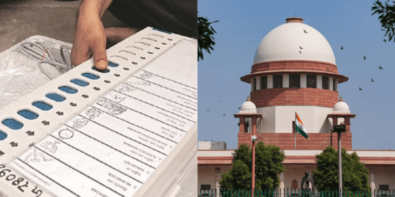 Supreme Court EVM Debate: क्या हर चुनाव में इलेक्ट्रॉनिक वोटिंग मशीन पर सवाल उठाने की परंपरा बन गई है? कैसे सुप्रीम कोर्ट ने याचिकाकर्ता को दिखाया उनका असली दर्पण? 1 Supreme Court EVM Debate: क्या हर चुनाव में इलेक्ट्रॉनिक वोटिंग मशीन पर सवाल उठाने की परंपरा बन गई है? कैसे सुप्रीम कोर्ट ने याचिकाकर्ता को दिखाया उनका असली दर्पण?