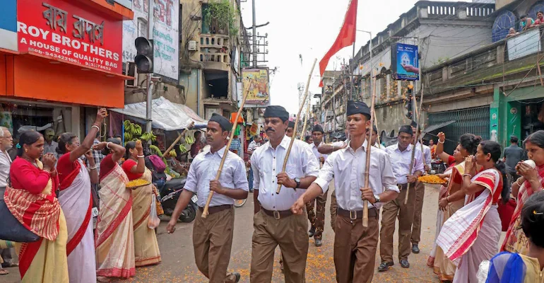 Demand for RSS ban: कांग्रेस ने RSS पर बैन लगाने की मांग, लोकतंत्र के लिए खतरा बताया
