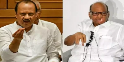 Sharad Pawar with Ajit Pawar: एक मंच पर दिखे शरद और अजित पवार, जमकर किया इग्नोर, फिर भी चाचा ने मान ली भतीजे की ये बात