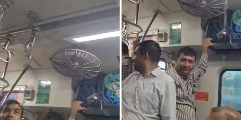 AC Train Leak Video Goes Viral: क्या मुंबई की एसी ट्रेन में बारिश का मज़ा लेना पड़ेगा? छत से पानी टपकने का वीडियो देखकर लोग हैरान, रेलवे पर सवाल!