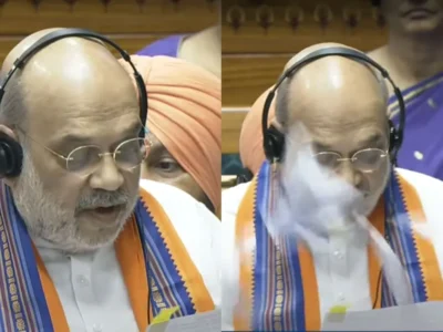 Papers Thrown at Amit Shah: संसद में सड़कछाप व्यवहार, गृहमंत्री पर कागज फेंकने से मचा हंगामा