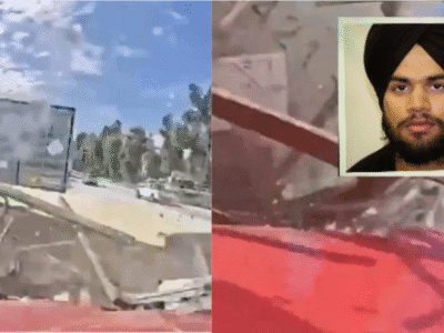 अमेरिका में भारतीय ट्रक ड्राइवर ने कई कारों को रौंदा, 3 की मौत, हादसा कैमरे में कैद 2 अमेरिका