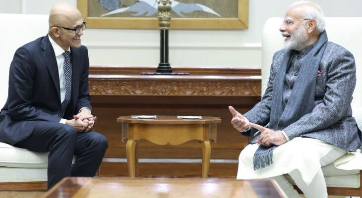 भारत में खड़ा होगा दुनिया का सबसे मजबूत AI इंफ्रास्ट्रक्चर, 1.5 लाख करोड़ का निवेश करेगा माइक्रोसॉफ्ट; सत्य नडेला का ऐलान 1 माइक्रोसॉफ्ट