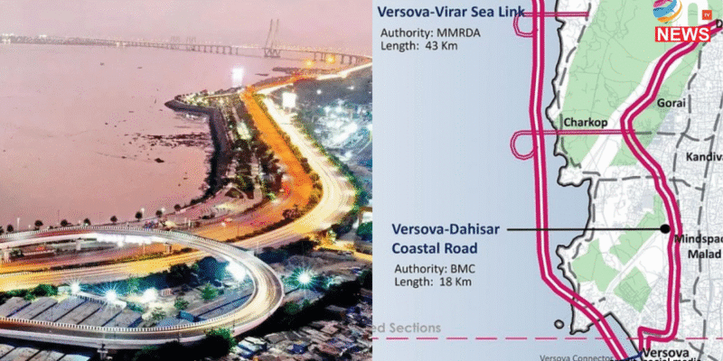 Versova-Dahisar Coastal Road: विकास की धमक या खतरे की घंटी? कोस्टल रोड के काम से मालाड-चारकोप की इमारतें लथपथ 1 Versova-Dahisar Coastal Road