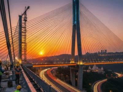 देश का सबसे ऊंचा केबल-स्टे ब्रिज बनकर तैयार! 1 मई से Mumbai-Pune सफर होगा 30 मिनट छोटा 2 Mumbai-Pune