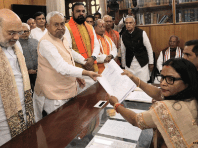 Nitish Kumar in Rajya Sabha