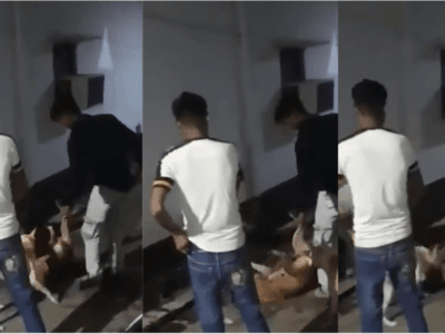 कुत्ते के साथ मारपीट